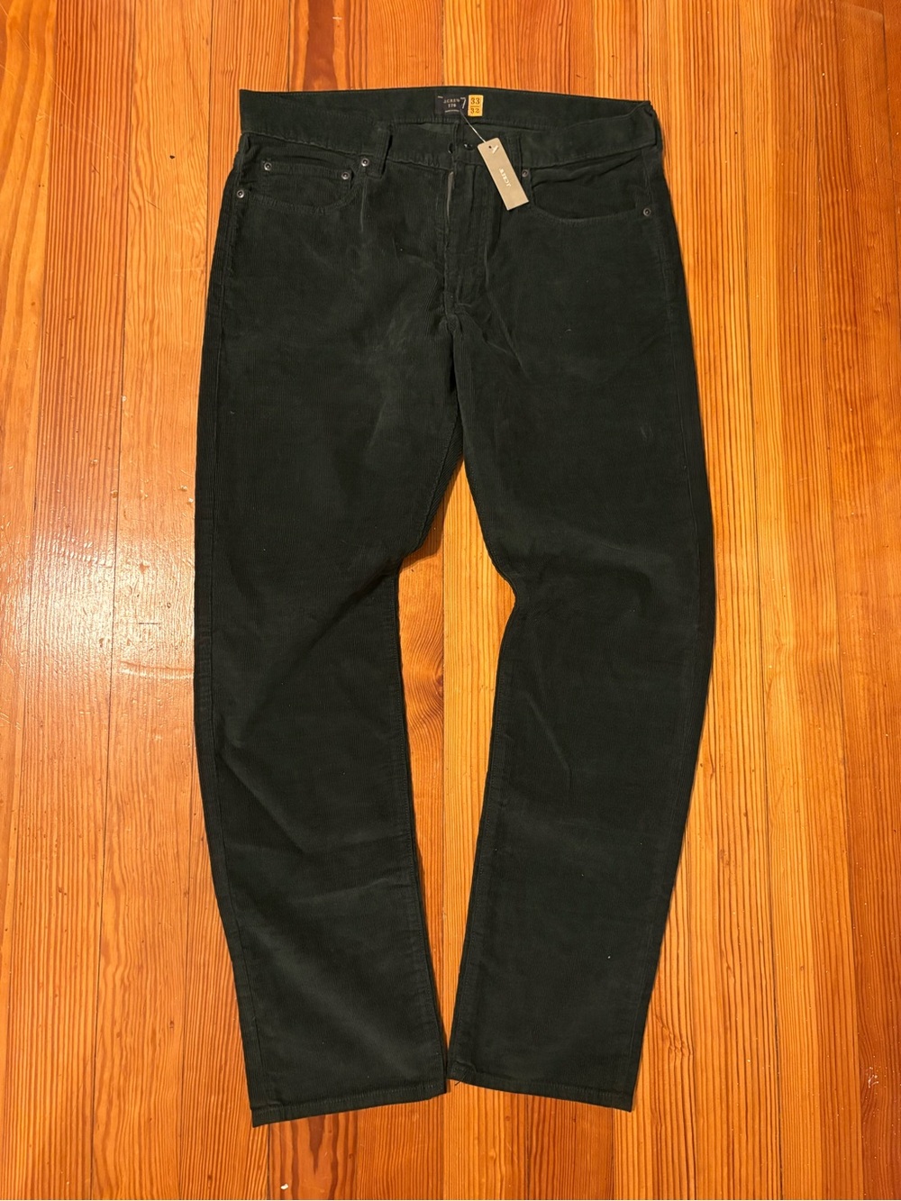 J CrewMen's Black Corduroy Pants